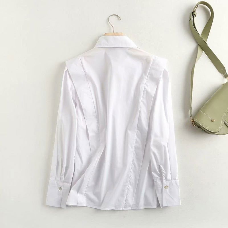 LovelyRLovely LovelyRLovely Long-Sleeved Plain Design LovelyRLovely Long-Sleeved Plain Design Blouse