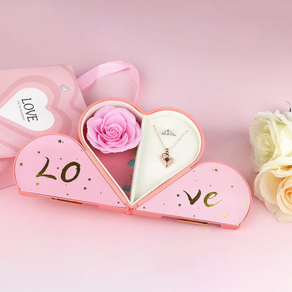 LovelyRLovely LovelyRLovely Love Jewelry Set Gift Box Pink floral design LovelyRLovely Love Jewelry Set Gift Box