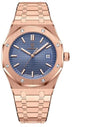 LovelyRLovely LovelyRLovely Luminous Calendar Watch Rose gold blue LovelyRLovely Men Luminous Calendar Watch