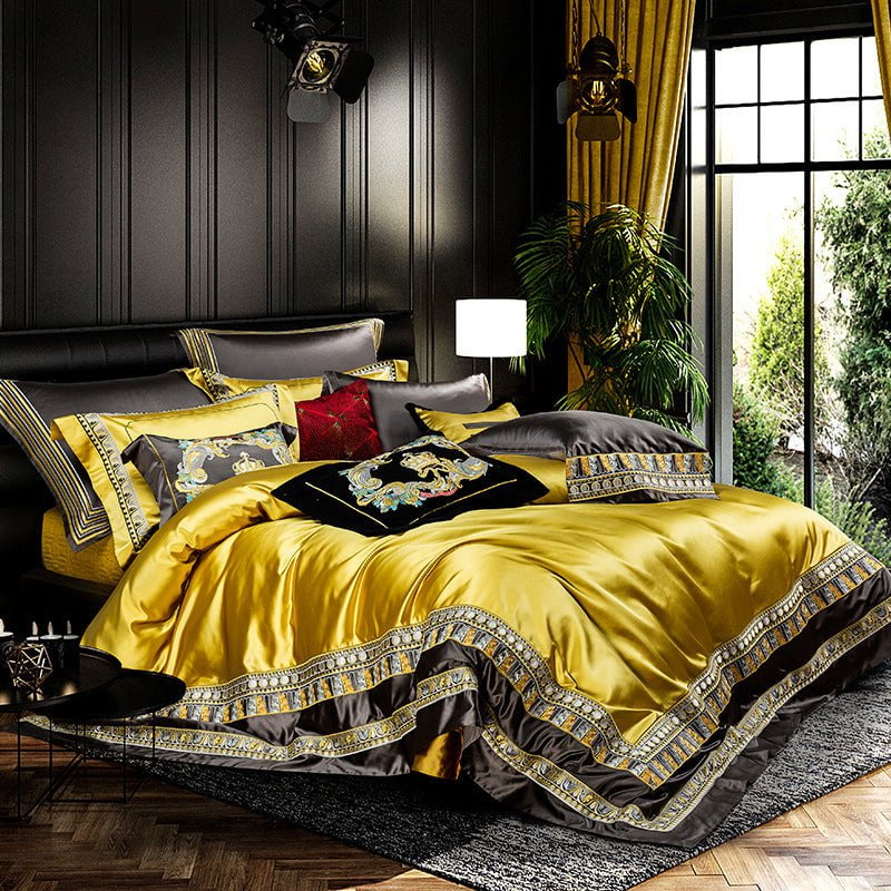 LovelyRLovely LovelyRLovely Luxury Villa Four-piece Be LovelyRLovely Luxury Villa Four-piece Bedding Set