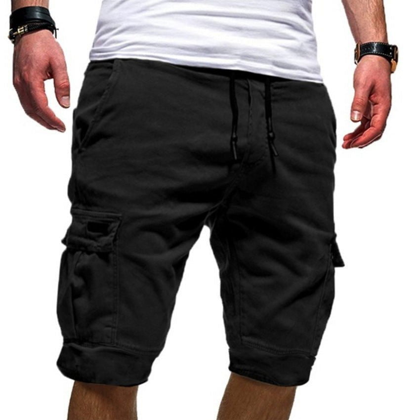 LovelyRLovely LovelyRLovely Men Casual Cargo Shorts Black / 2XL LovelyRLovely Men Casual Cargo Shorts