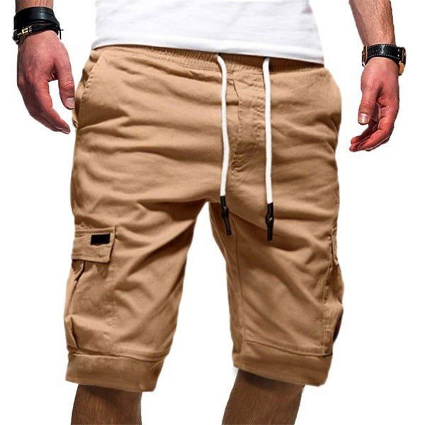 LovelyRLovely LovelyRLovely Men Casual Cargo Shorts Khaki / 2XL LovelyRLovely Men Casual Cargo Shorts