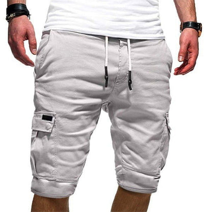 LovelyRLovely LovelyRLovely Men Casual Cargo Shorts White / 2XL LovelyRLovely Men Casual Cargo Shorts