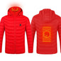 LovelyRLovely LovelyRLovely Men Heated Jacket Red Zone2 / 2XL LovelyRLovely Men Heated Jacket