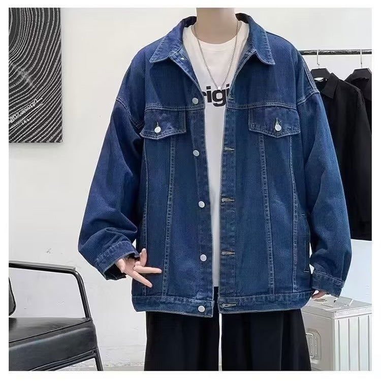 LovelyRLovely LovelyRLovely Men Loose-fitting Denim Ja LovelyRLovely Men Loose-fitting Denim Jacket