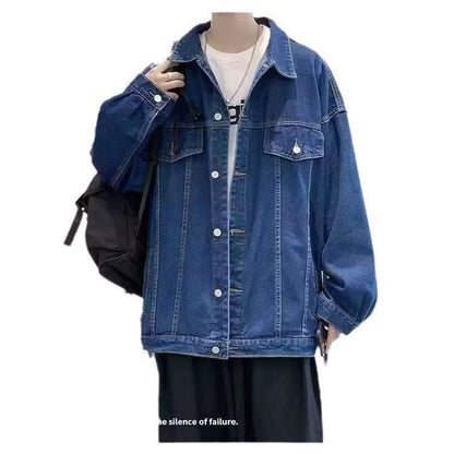 LovelyRLovely LovelyRLovely Men Loose-fitting Denim Ja LovelyRLovely Men Loose-fitting Denim Jacket