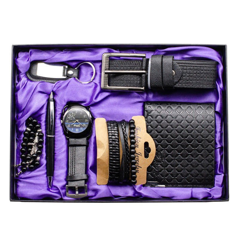 LovelyRLovely LovelyRLovely Men's 7pcs Watch Gift Set Suit / Gift Box LovelyRLovely Men's 7pcs Watch Gift Set