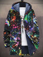 LovelyRLovely LovelyRLovely Men's Digital Printed Stan LD1309CL / 2XL LovelyRLovely Men's Digital Printed Stand Collar Jacket