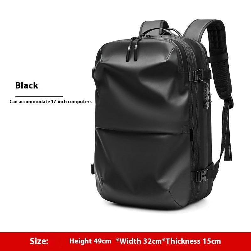 LovelyRLovely LovelyRLovely Men's Expansion Backpack Black / 18 Inches LovelyRLovely Men's Expansion Backpack