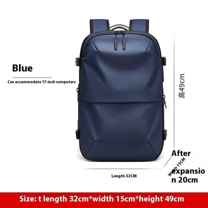 LovelyRLovely LovelyRLovely Men's Expansion Backpack Blue / 18 Inches LovelyRLovely Men's Expansion Backpack