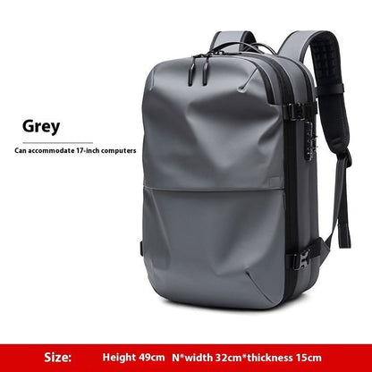 LovelyRLovely LovelyRLovely Men's Expansion Backpack Light Gray / 18 Inches LovelyRLovely Men's Expansion Backpack