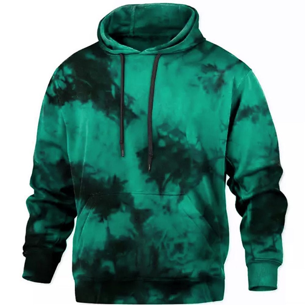 LovelyRLovely LovelyRLovely Men's Fashion Tie-dye Hood WY 01 K2329115 / 2XL LovelyRLovely Men's Fashion Tie-dye Hoodie Sweater