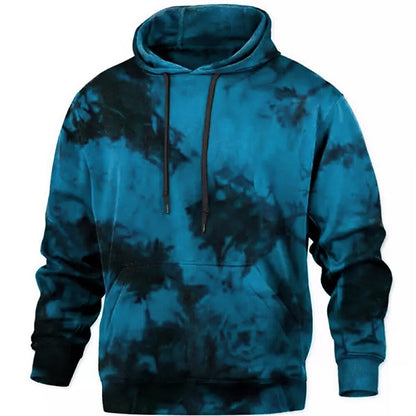 LovelyRLovely LovelyRLovely Men's Fashion Tie-dye Hood WY 01 K2329116 / 2XL LovelyRLovely Men's Fashion Tie-dye Hoodie Sweater