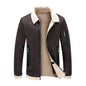 LovelyRLovely LovelyRLovely Men's Fleece-lined Thick J Coffee / L LovelyRLovely Men's Fleece-lined Thick Jacket