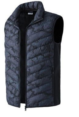 LovelyRLovely LovelyRLovely Men's Heated Vest Black with pattern / 3XL LovelyRLovely Men's Heated Vest