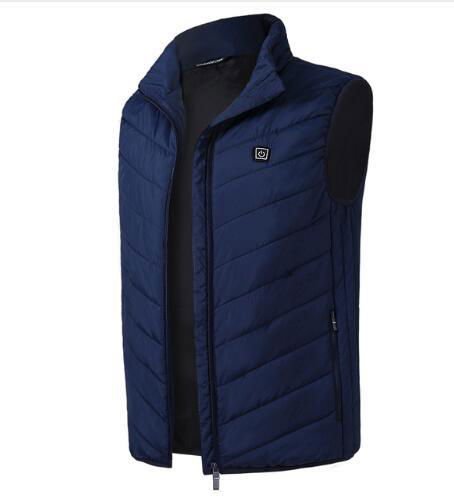 LovelyRLovely LovelyRLovely Men's Heated Vest Blue / 3XL LovelyRLovely Men's Heated Vest