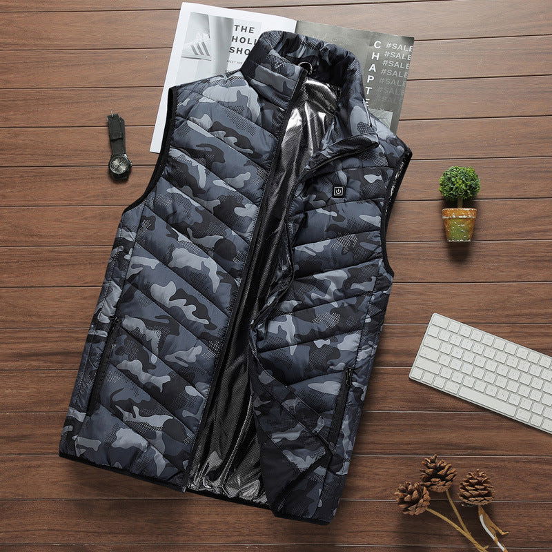 LovelyRLovely LovelyRLovely Men's Heated Vest Camouflage / 3XL LovelyRLovely Men's Heated Vest