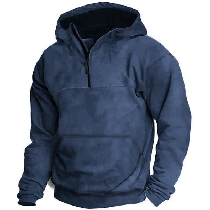 LovelyRLovely LovelyRLovely Men's Hooded Fleece Sweate Dark Blue / L LovelyRLovely Men's Hooded Fleece Sweater