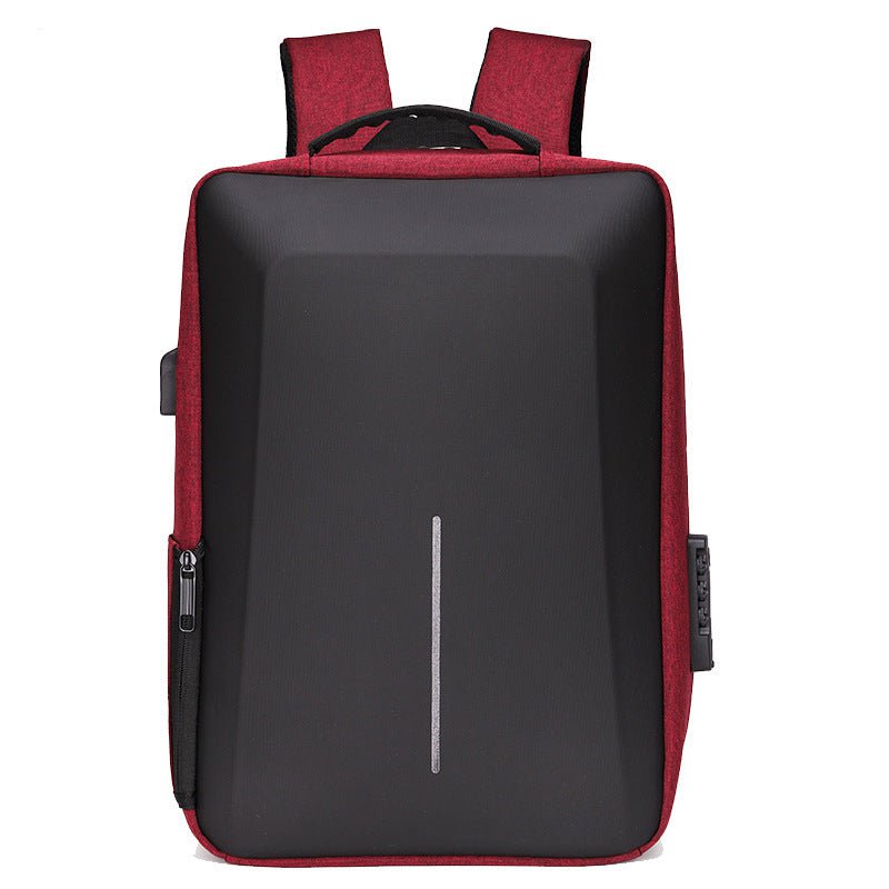 LovelyRLovely LovelyRLovely Men's Large Capacity Casua Red LovelyRLovely Men's Large Capacity Casual Anti-theft Backpack