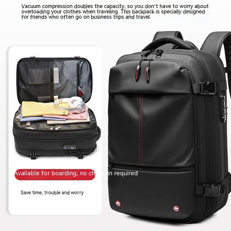 LovelyRLovely LovelyRLovely Men's Large-Capacity Multi LovelyRLovely Men's Large-Capacity Multifunction Computer Backpack