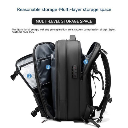 LovelyRLovely LovelyRLovely Men's Large-Capacity Multi LovelyRLovely Men's Large-Capacity Multifunction Computer Backpack