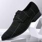 LovelyRLovely LovelyRLovely Men's Leather Dress Shoes Black / 38 LovelyRLovely Men's Leather Dress Shoes