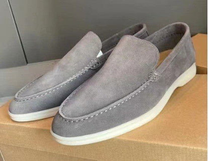 LovelyRLovely LovelyRLovely Men's Loafers Shoes Silver Gray / 37 LovelyRLovely Men's Loafers Shoes