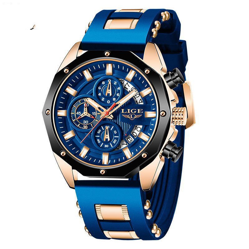 LovelyRLovely LovelyRLovely Men's Luxury Watch Blue LovelyRLovely Men's Luxury Watch