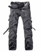 LovelyRLovely LovelyRLovely Men's Multi-pocket Cargo P Grey / 28 LovelyRLovely Men's Multi-pocket Cargo Pants