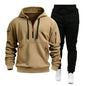 LovelyRLovely LovelyRLovely Men's Multi-pocket Zipper Khaki Black Pants / L LovelyRLovely Men's Multi-pocket Zipper Hooded Sweatshirt