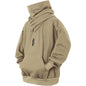 LovelyRLovely LovelyRLovely Men's Pile Collar Hooded S Khaki / L LovelyRLovely Men's Pile Collar Hooded Sweater