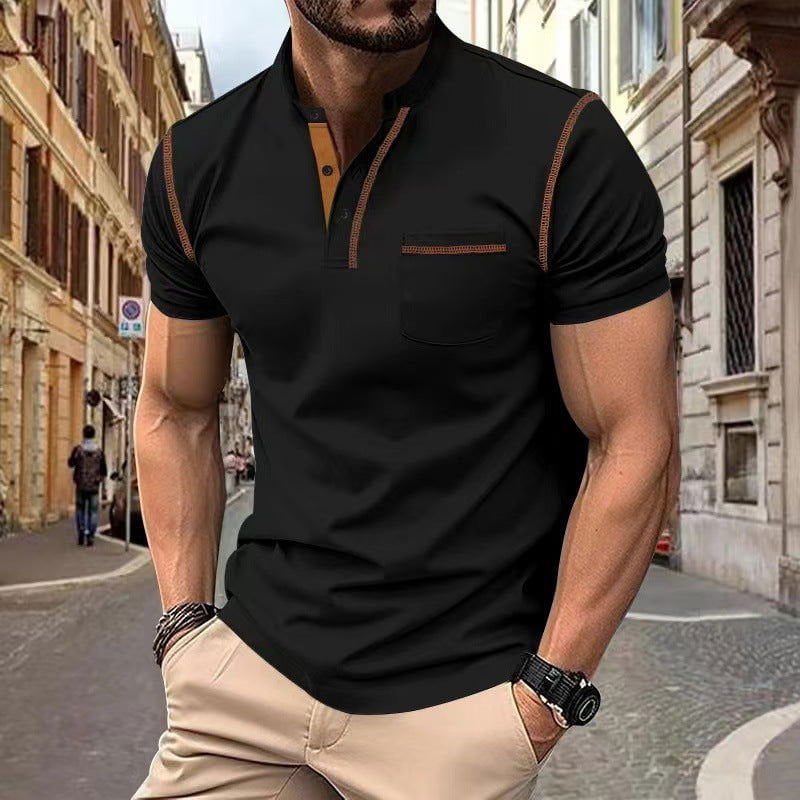 LovelyRLovely LovelyRLovely Men's Short-sleeved Polo S Black / L LovelyRLovely Men's Short-sleeved Polo Shirt