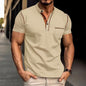 LovelyRLovely LovelyRLovely Men's Short-sleeved Polo S Khaki / L LovelyRLovely Men's Short-sleeved Polo Shirt