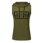 LovelyRLovely LovelyRLovely Men's Sleeveless Vest Hood Army Green / 3XL LovelyRLovely Men's Sleeveless Vest Hoodie