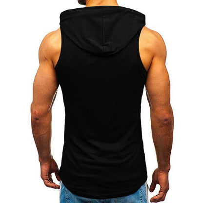 LovelyRLovely LovelyRLovely Men's Sleeveless Vest Hood LovelyRLovely Men's Sleeveless Vest Hoodie