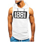 LovelyRLovely LovelyRLovely Men's Sleeveless Vest Hood White / 3XL LovelyRLovely Men's Sleeveless Vest Hoodie