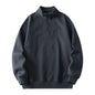 LovelyRLovely LovelyRLovely Men's Stand-collar Fleece Dark Grey / 2XL LovelyRLovely Men's Stand-collar Fleece Sweatshirt