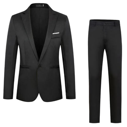 LovelyRLovely LovelyRLovely Men's Tuxedo Suit Black / 3XL LovelyRLovely Men's Tuxedo Suit