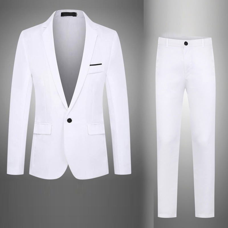 LovelyRLovely LovelyRLovely Men's Tuxedo Suit White / 3XL LovelyRLovely Men's Tuxedo Suit