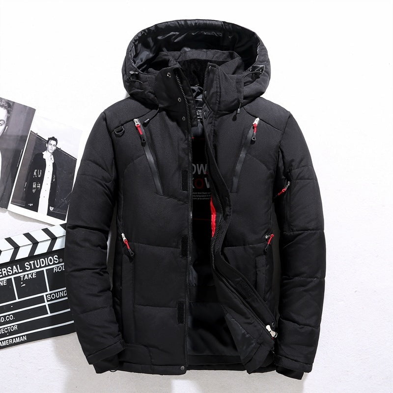 LovelyRLovely LovelyRLovely Men's Windproof Hooded Jac Black / 3XL LovelyRLovely Men's Windproof Hooded Jacket