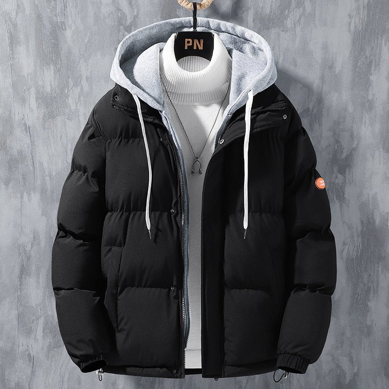 LovelyRLovely LovelyRLovely Men's Winter Two-piece Hoo Black / 2XL LovelyRLovely Men's Winter Two-piece Hooded Jacket