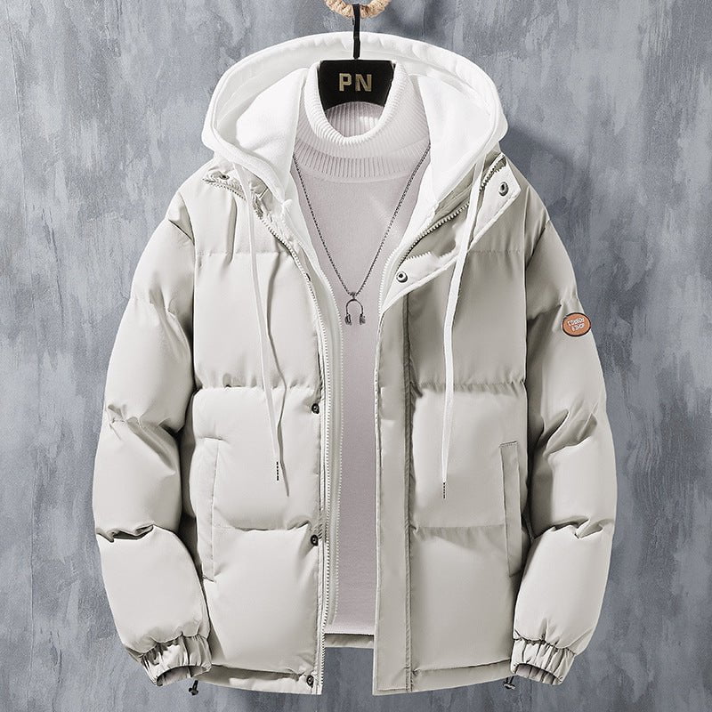 LovelyRLovely LovelyRLovely Men's Winter Two-piece Hoo Khaki / 2XL LovelyRLovely Men's Winter Two-piece Hooded Jacket