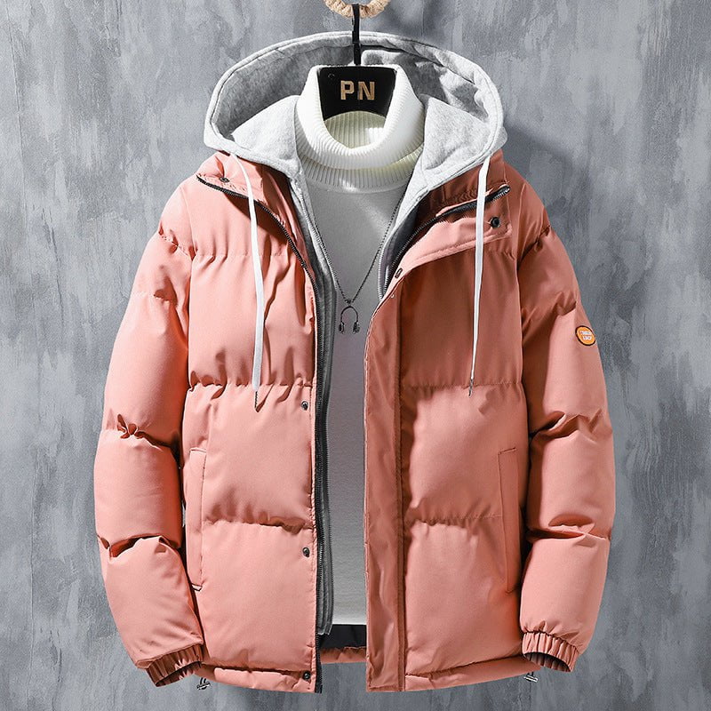 LovelyRLovely LovelyRLovely Men's Winter Two-piece Hoo Pink / 2XL LovelyRLovely Men's Winter Two-piece Hooded Jacket