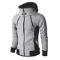 LovelyRLovely LovelyRLovely Men's Zip UP Hooded Jacket Light grey / L LovelyRLovely Men's Zip UP Hooded Jacket