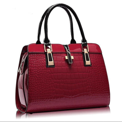 LovelyRLovely LovelyRLovely Messenger Tote Handbag wine red LovelyRLovely Messenger Tote Handbag