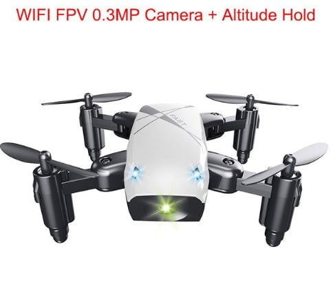 LovelyRLovely LovelyRLovely Micro Foldable RC Drone White / Camera LovelyRLovely Micro Foldable RC Drone