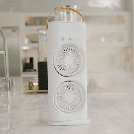 LovelyRLovely LovelyRLovely Mini Multifunctional USB P White / 45x21x10 LovelyRLovely Multifunctional Double Ended Spray Fan