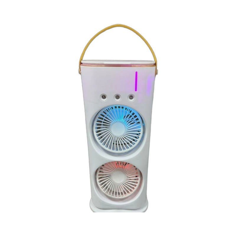 LovelyRLovely LovelyRLovely Mini Multifunctional USB P White / 45x21x10 LovelyRLovely Multifunctional Double Ended Spray Fan