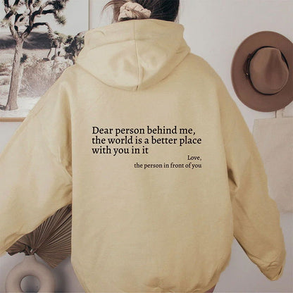 LovelyRLovely LovelyRLovely Motivational Hoodies Beige / 2XL LovelyRLovely Motivational Hoodies