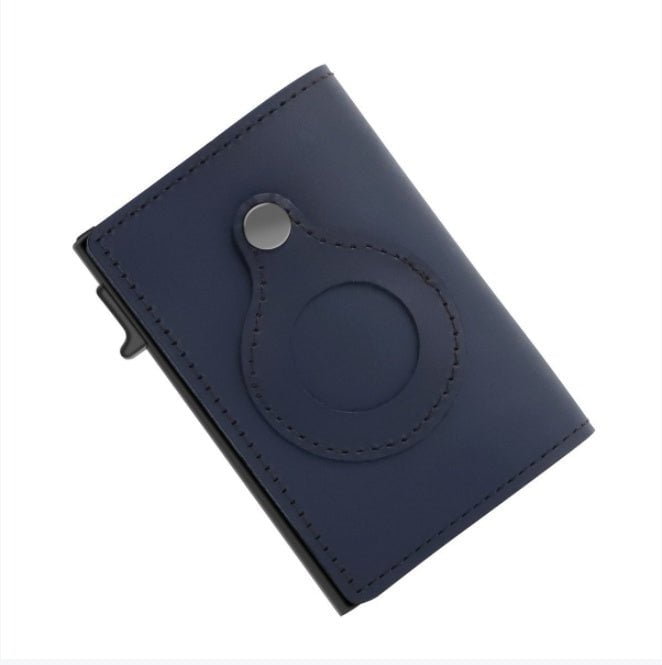 LovelyRLovely LovelyRLovely Multi-functional Anti Thef Leather blue LovelyRLovely Multi-functional Anti Theft Air-Tag Wallet